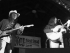  David Spencer and Denice Franke performing at the Rice Festival